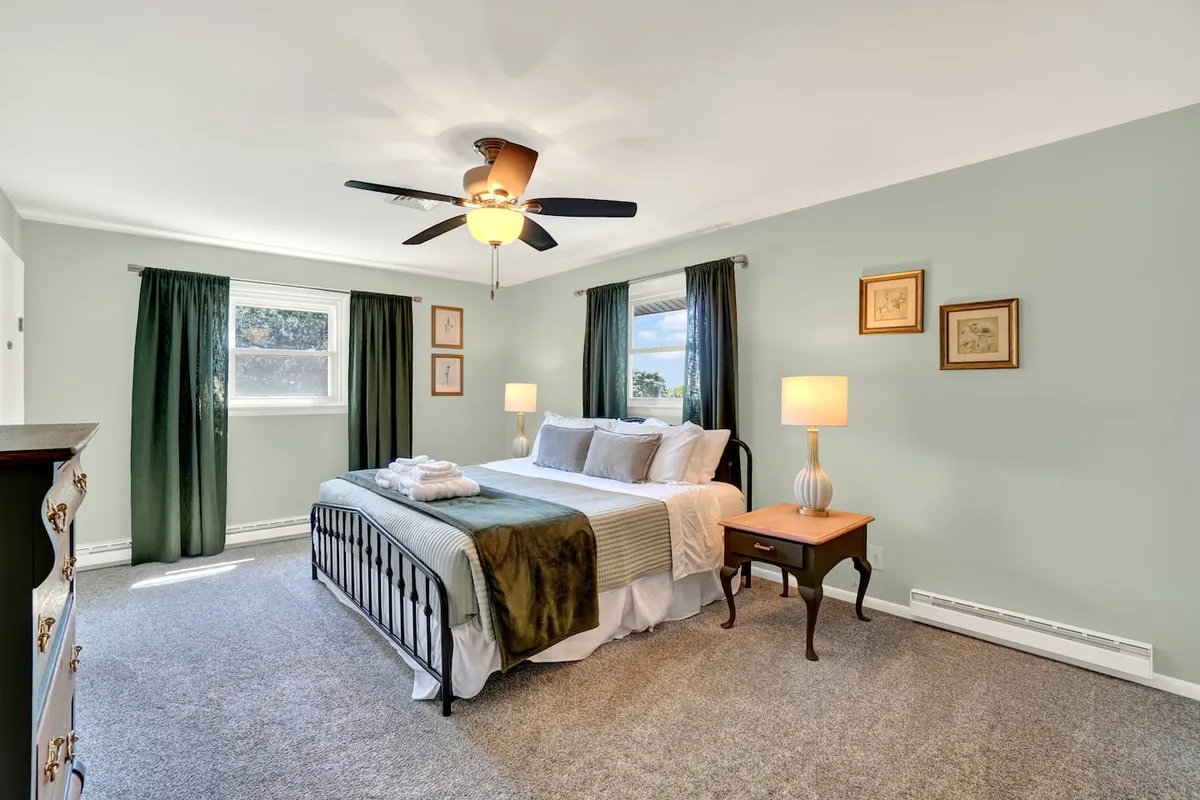 Primary bedroom at Lancaster Retreat